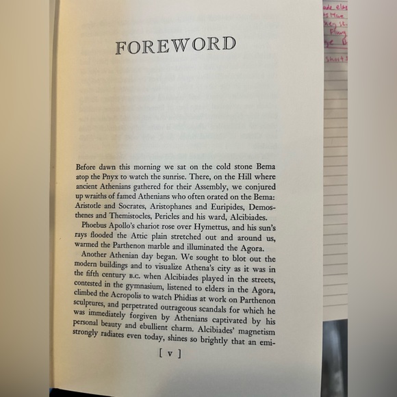 Vtg 1968 Ancient Greek Hardback Novel of Alcibiadas & The Golden Age of Pericles - Picture 8 of 15